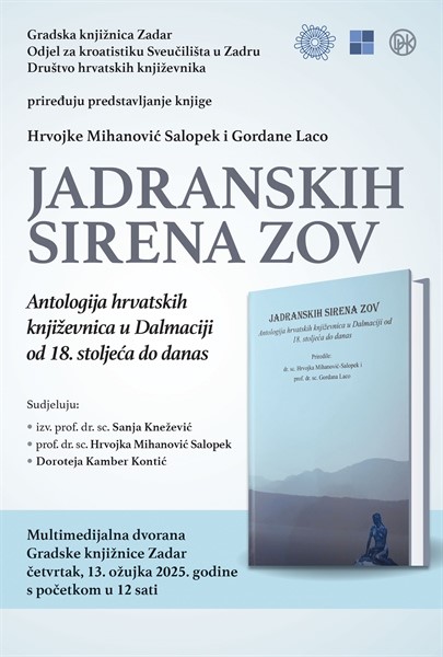 Promocija knjige Hrvojke Mihanović Salopek i Gordane Laco "Jadranskih sirena zov"